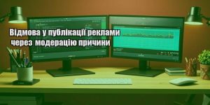 vidmova u publikacziyi reklamy cherez moderacziyu prychyny