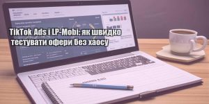 tiktok ads i lp mobi yak shvydko testuvaty ofery bez haosu