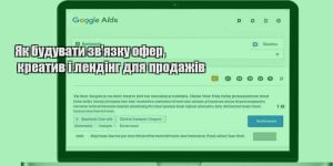 yak buduvaty zvyazku ofer kreatyv i lending dlya prodazhiv